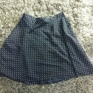 H&M polka dot skater skirt